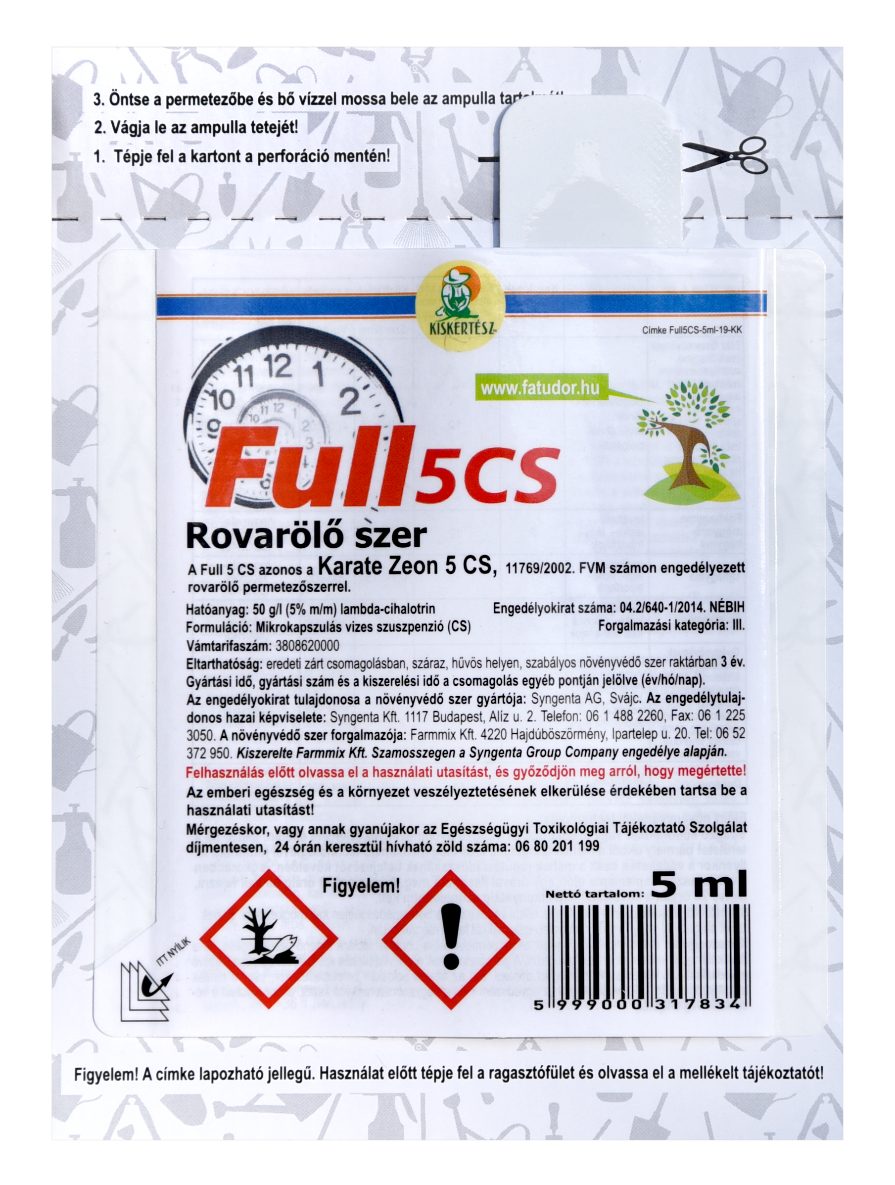 Kertészkedés a méhek védelmében. Milyen növényvédő szereket használjunk? A FULL 5 CS Rovarölő szer jó választás.