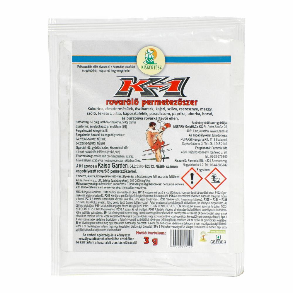 Kertészkedés a méhek védelmében! Milyen növényvédő szereket használjunk? A K-1 Rovarölő szer jó választás.